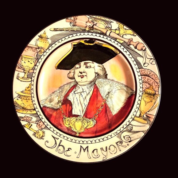 Royal Doulton Other - Vintage Royal Doulton Collectible Plate The Mayor Professional Series D6283